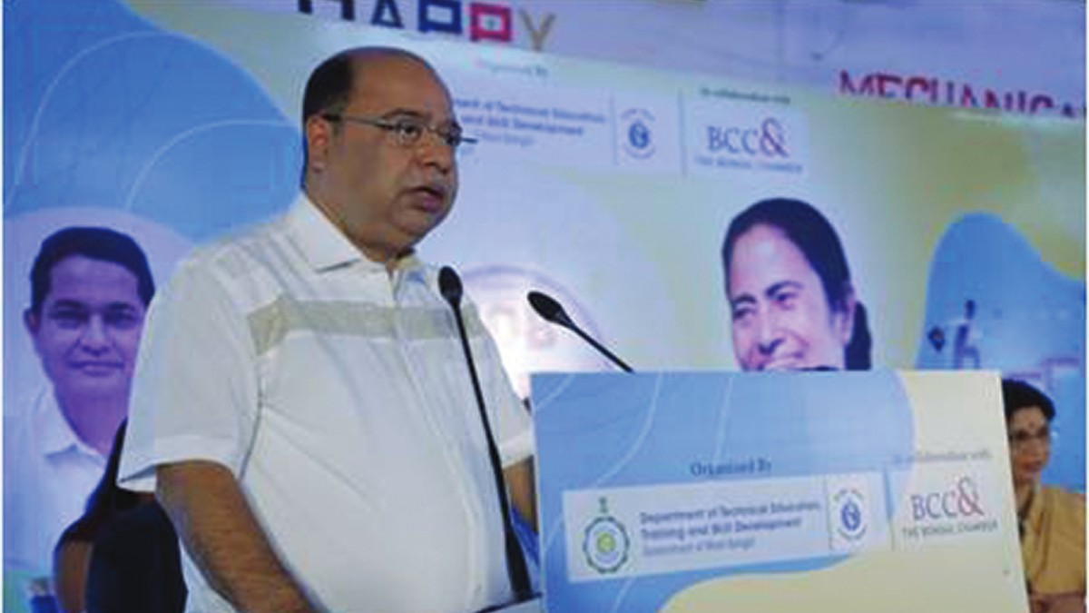 Mr Subrata Dutta, Chairperson, Skill Development Committee of The Bengal Chamber addressing at the inaugural session