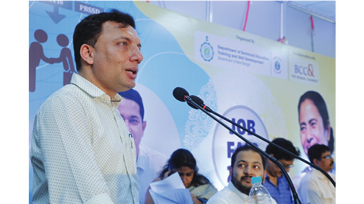 Mr. Tanmoy Banerjee, Co−Chairman, Skill Development Committee, Director RT Network Solutions Pvt. Ltd. sharing his perspective on Skill Eco−system
