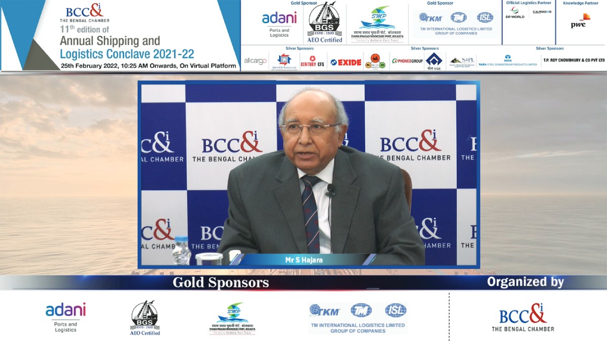 Theme Address by Mr. S Hajara, Chairperson, Shipping and Logistics Committee, The Bengal Chamber