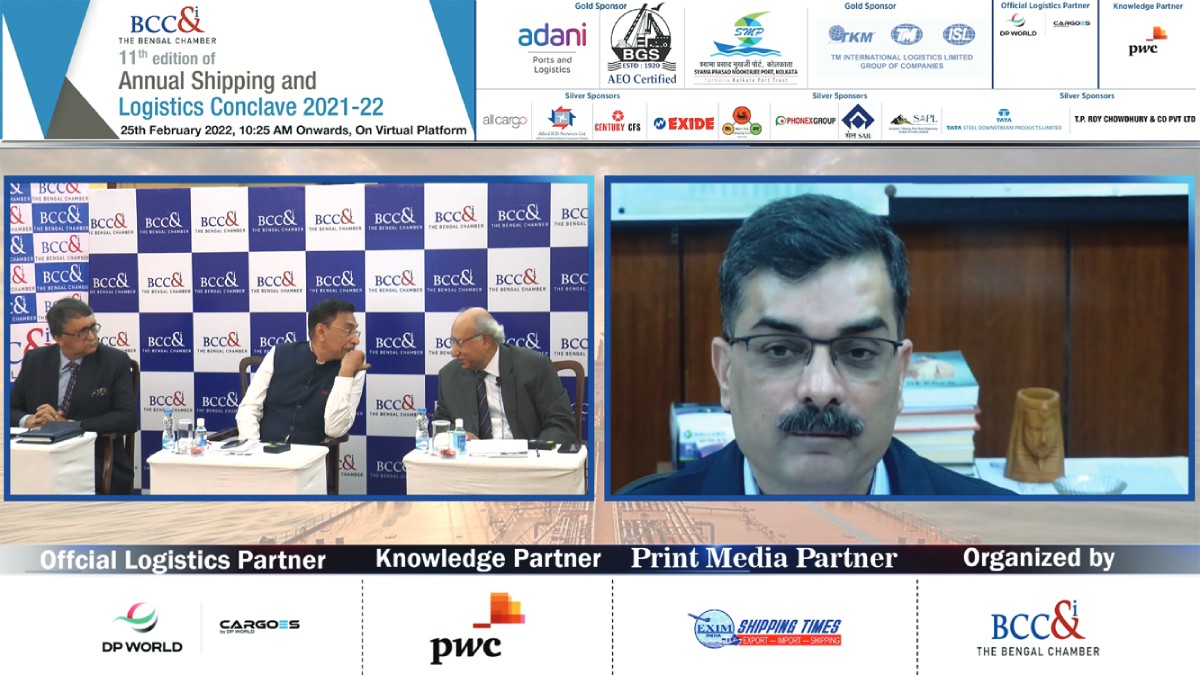 Address by Guest of Honour, Shri Vinit Kumar, IRSEE, Chairman, Syama Prasad Mookerjee Port Trust (erstwhile Kolkata Port Trust)