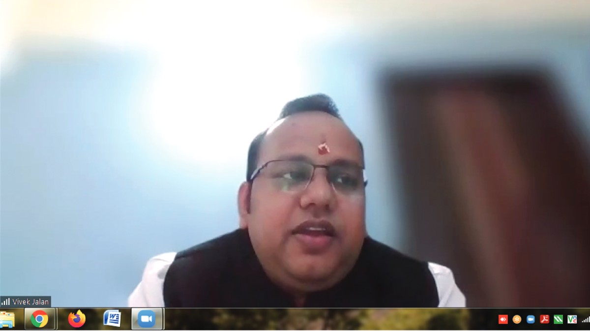 Session on GST in progress: Faculty − Mr. Vivek Jalan, Chairperson − Fiscal Affairs Committee (including Direct Taxes), The Bengal Chamber of Commerce and Industry, & Partner, Tax Connect Advisory Services LLP
