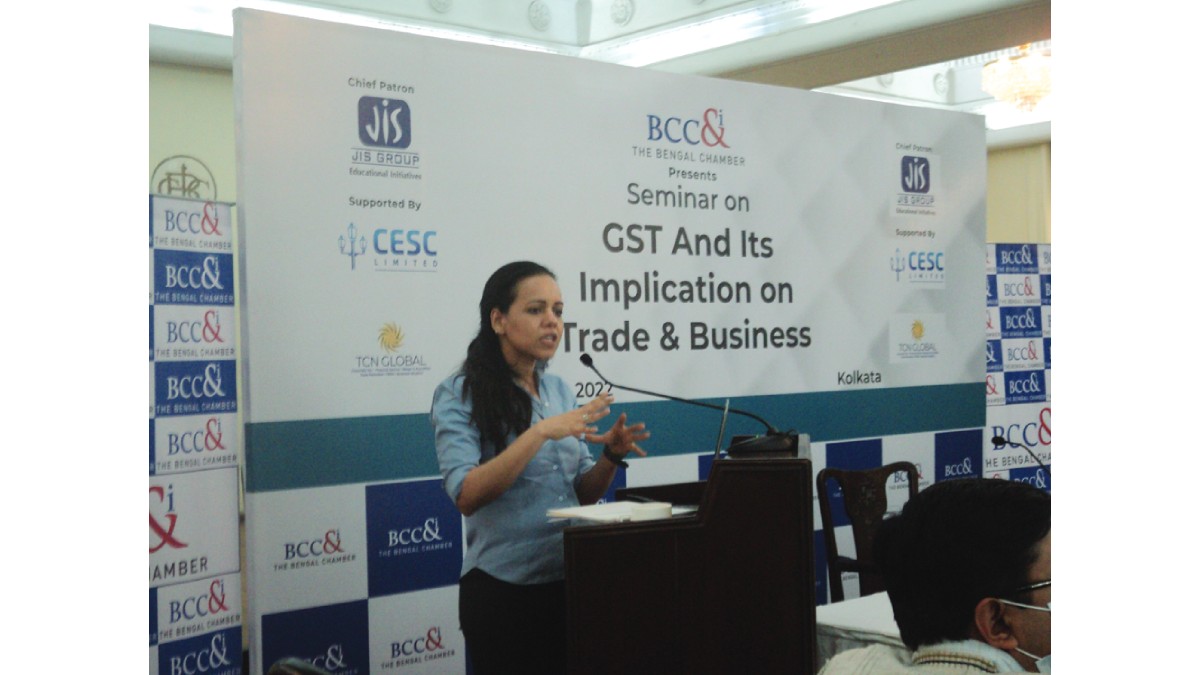Technical Session V in progress: Address by CA. Shivani Shah, Proprietor, Shivani Shah & Associates
