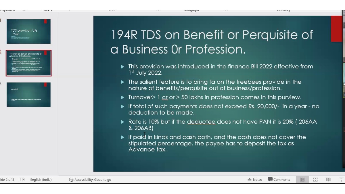 Webinar in progress