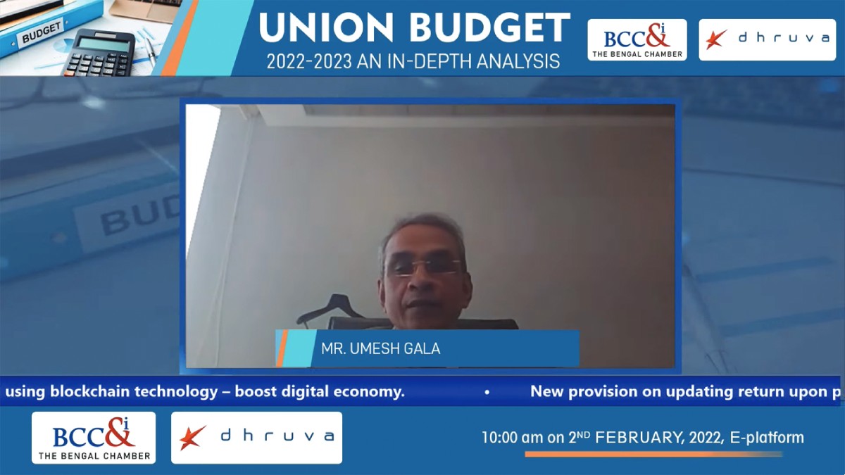 Session on Taxation in progress (Speaker: Mr. Umesh Gala, Partner, Dhruva Advisors LLP)
