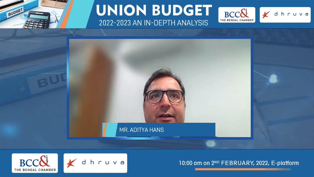 Session on Taxation in progress (Speaker : Mr. Aditya Hans, Partner, Dhruva Advisors LLP)
