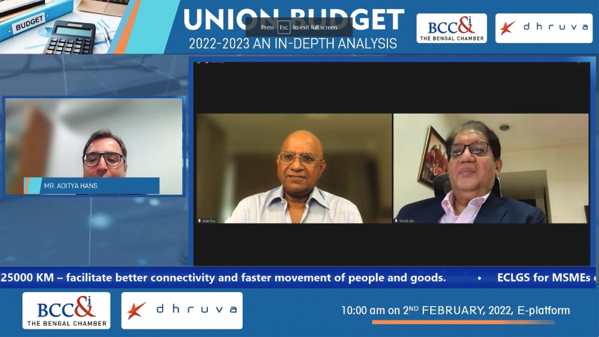 Session on Industry Perspectives on Union Budget 2022−23 in progress