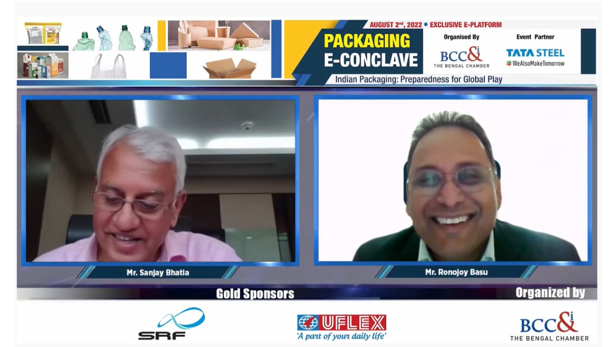 “Experts’ Roundtable − “Raw Materials and Machines: Two Guiding Forces in Next Gen Packaging” in progress