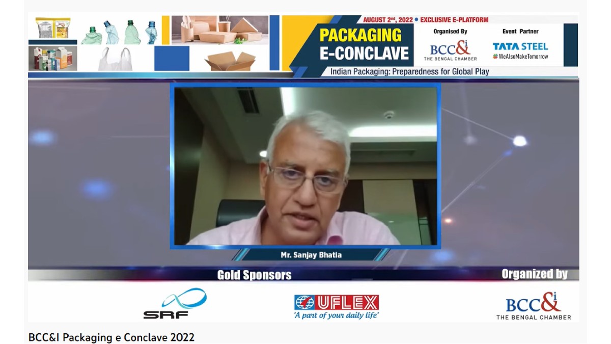“Experts’ Roundtable − “Raw Materials and Machines: Two Guiding Forces in Next Gen Packaging” in progress