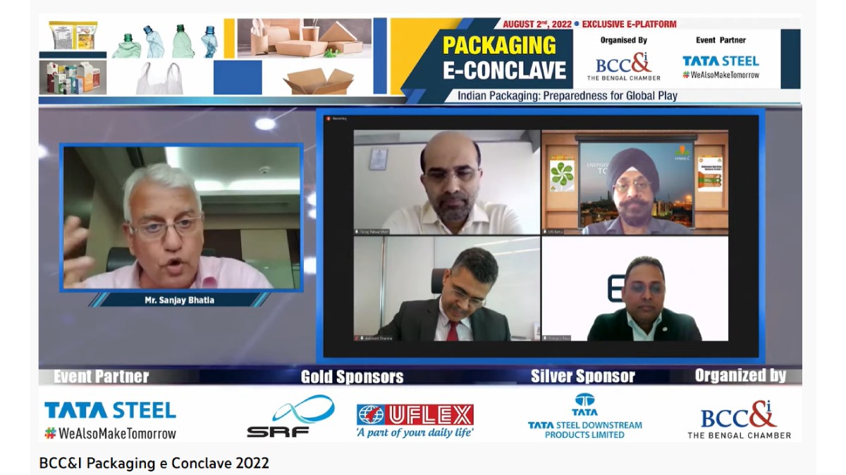 “Experts’ Roundtable − “Raw Materials and Machines: Two Guiding Forces in Next Gen Packaging” in progress