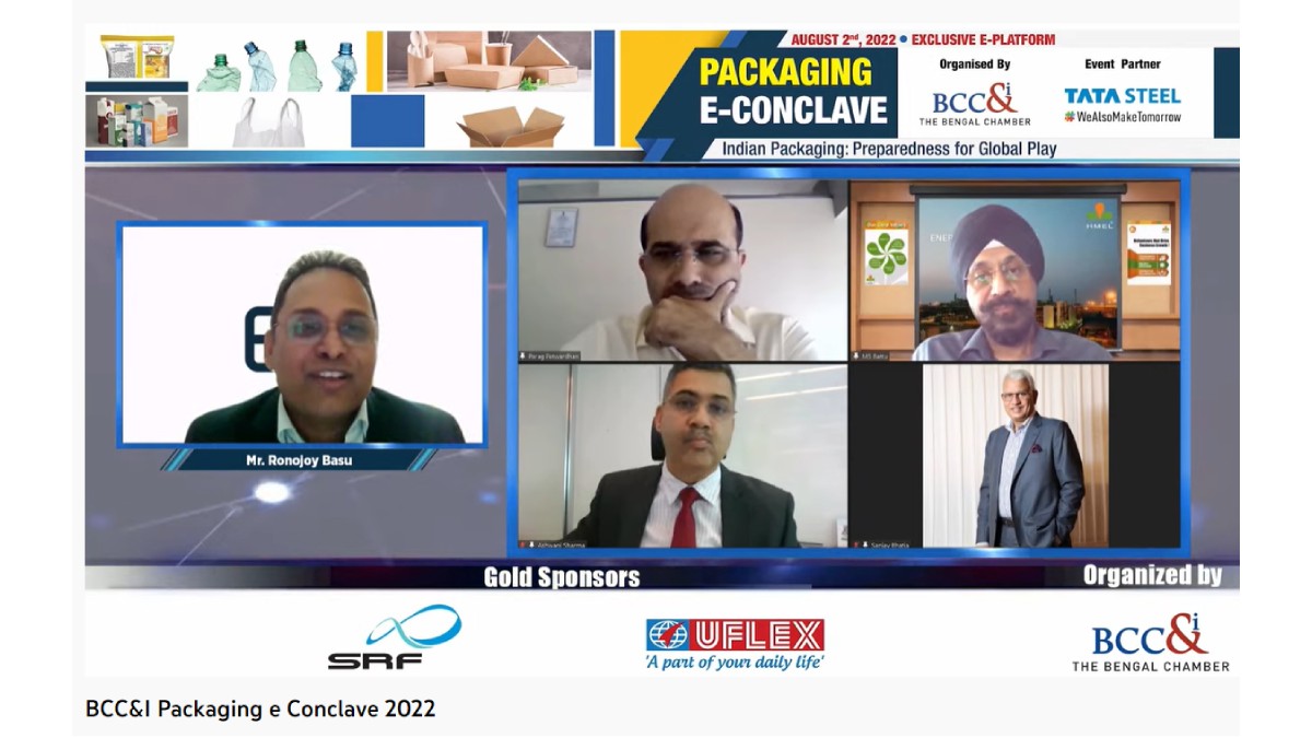 “Experts’ Roundtable − “Raw Materials and Machines: Two Guiding Forces in Next Gen Packaging” in progress
