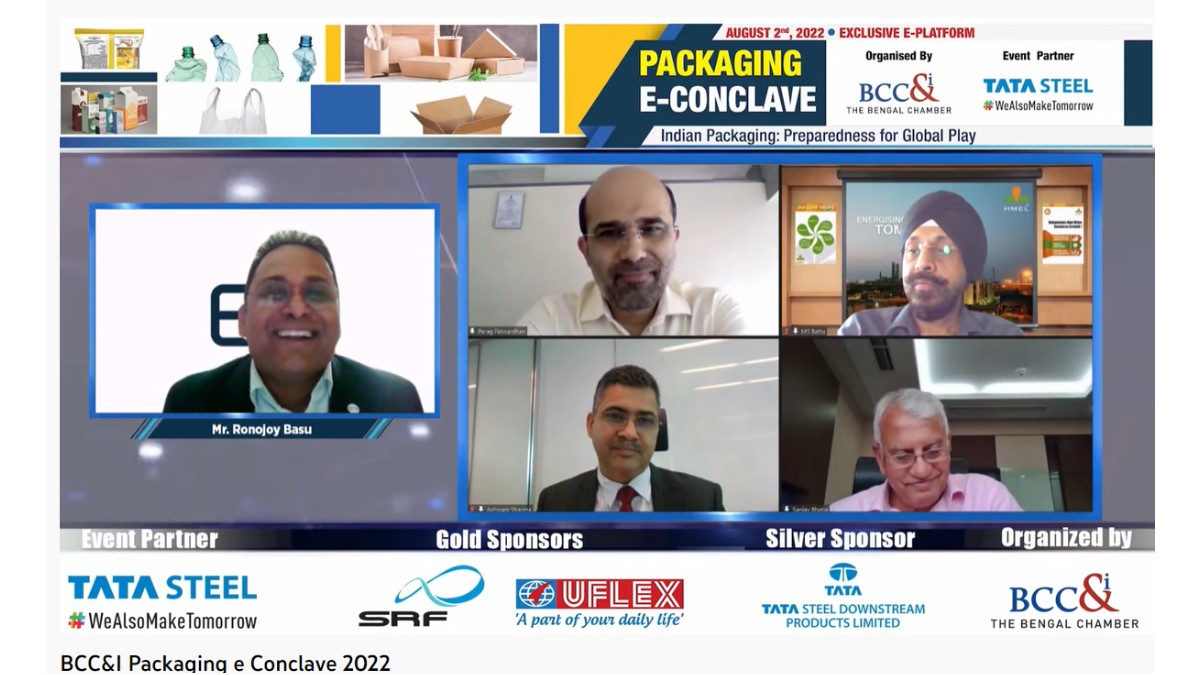 “Experts’ Roundtable − “Raw Materials and Machines: Two Guiding Forces in Next Gen Packaging” in progress