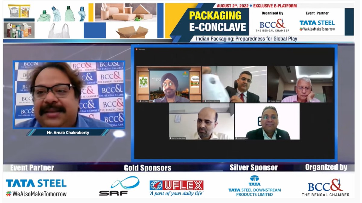 “Experts’ Roundtable − “Raw Materials and Machines: Two Guiding Forces in Next Gen Packaging” in progress