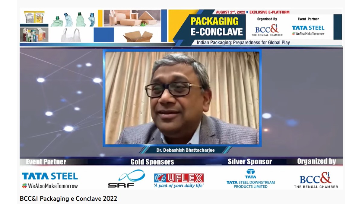 Fireside Chat Session with Guest of Honour Dr. Debashish Bhattacharjee, Mentor, Metals Committee, BCC&I and Vice President − Technology and New Materials Business, Tata Steel Limited. on: “Sustainable Packaging: New Materials in Metal Packaging” Moderated by: Mr. Sumit Gupta, Managing Director and Partner, Boston Consulting Group.