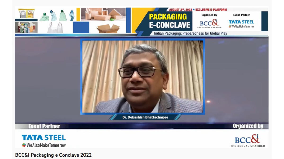 Fireside Chat Session with Guest of Honour Dr. Debashish Bhattacharjee, Mentor, Metals Committee, BCC&I and Vice President − Technology and New Materials Business, Tata Steel Limited. on: “Sustainable Packaging: New Materials in Metal Packaging” Moderated by: Mr. Sumit Gupta, Managing Director and Partner, Boston Consulting Group.
