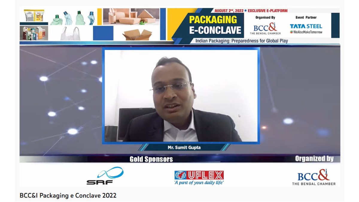 Fireside Chat Session with Guest of Honour Dr. Debashish Bhattacharjee, Mentor, Metals Committee, BCC&I and Vice President − Technology and New Materials Business, Tata Steel Limited. on: “Sustainable Packaging: New Materials in Metal Packaging” Moderated by: Mr. Sumit Gupta, Managing Director and Partner, Boston Consulting Group.