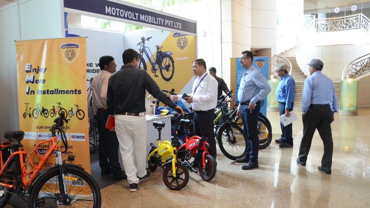 The footfall at EV Cycle Stall