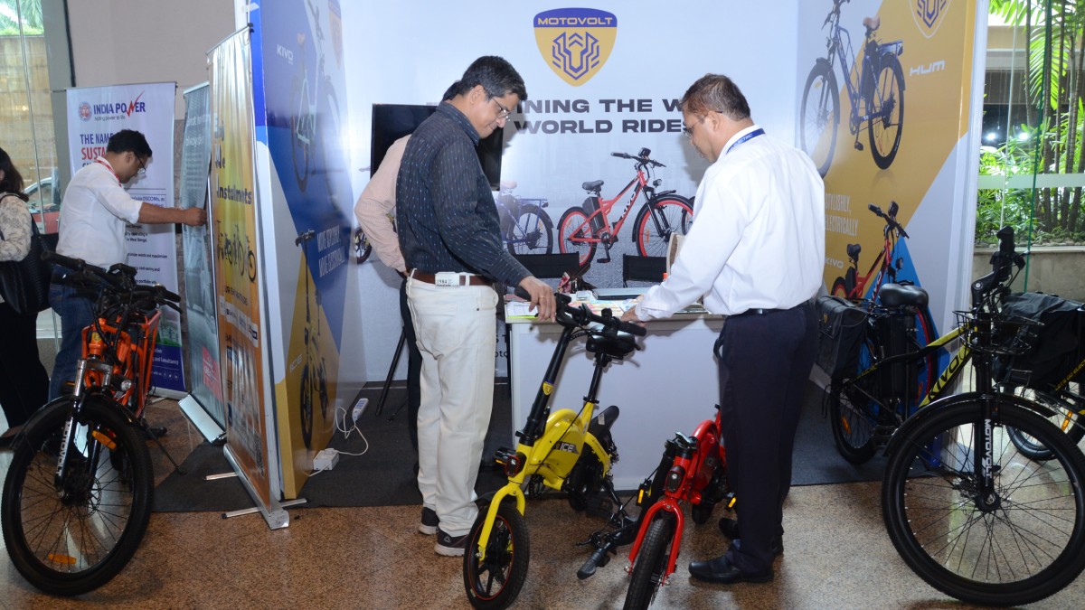 The footfall at the EV Cycle Stall