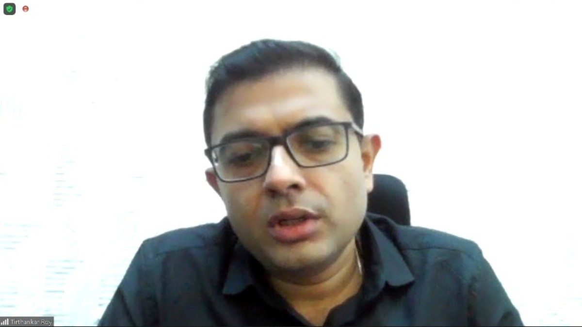 Mr. Tirthankar Roy, Chief Commercial Officer, JSW Severfield Structures Ltd. delivering the Opening Remarks