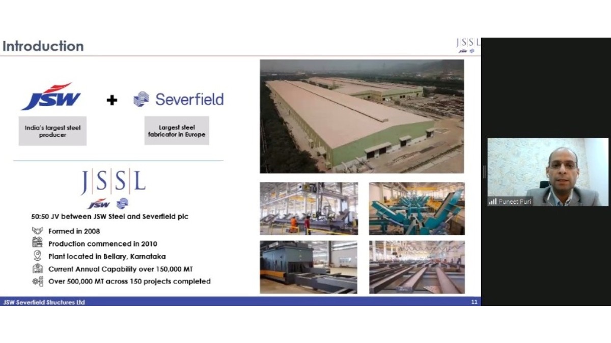 Mr. Puneet Puri, Head−Business Development, JSW Severfield Structures Ltd