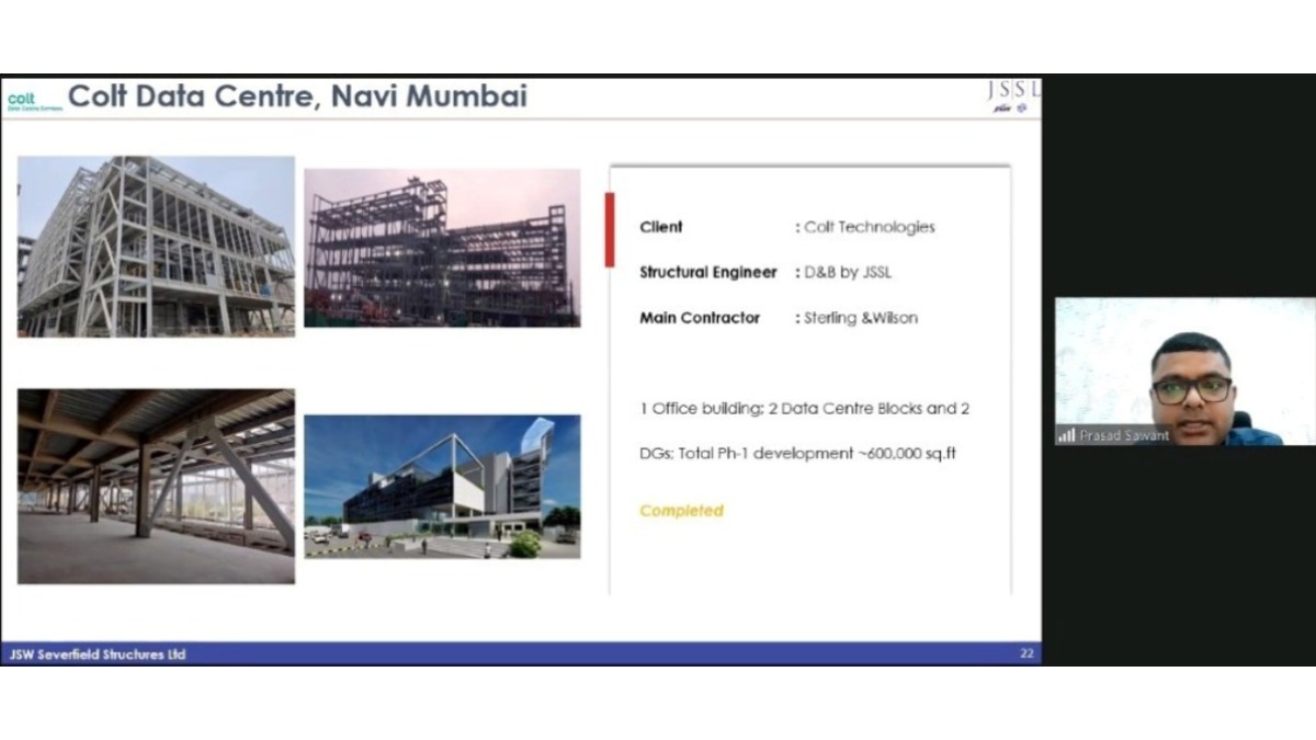 Mr. Prasad Sawant, Head−Design & Engineering, JSW Severfield Structures Ltd