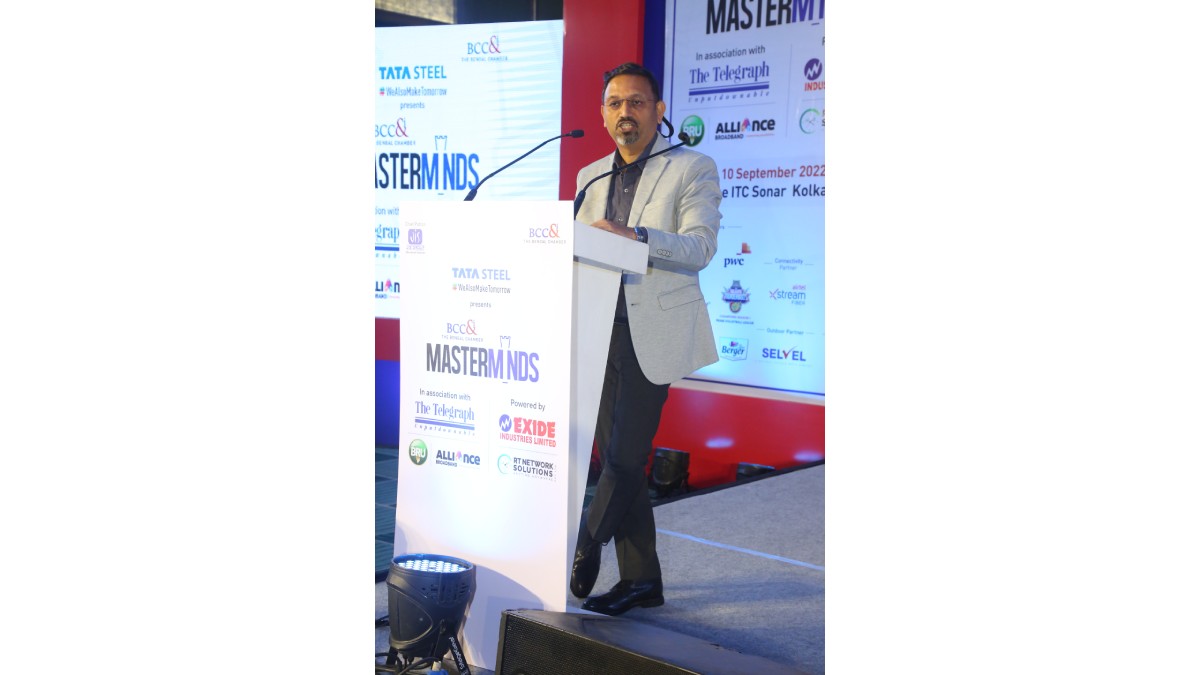Mr Mukul Choudhari, Chief Of Sports Centres, Tata Steel and CEO—Jamshedpur Football Club during his sesson