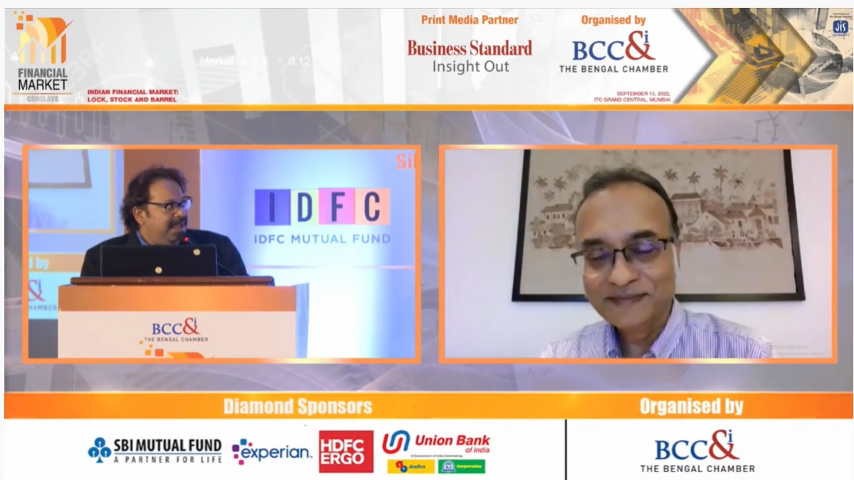 Mr. Joydeep K Roy. Partner, PwC and India FS Advisory Leader and Global Health Insurance Practice Leader addressing the Opening Session online
