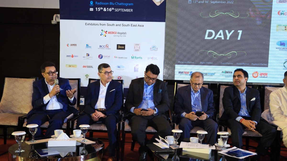 Panel Discussion on ‘Bridging South-East Asia and South Asia In good Health – Possible Collaborations’ at the Inaugural Session in progress. Panelist : Mr. Avijit Das, Managing Director, Hermes Voyages Pvt. Ltd