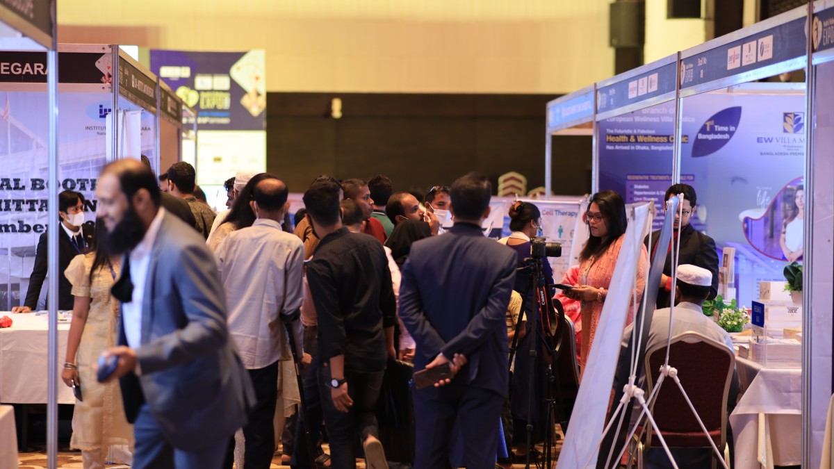 Enthusiastic visitors at the International Health and Wellness Expo on 15th & 16th September, 2022