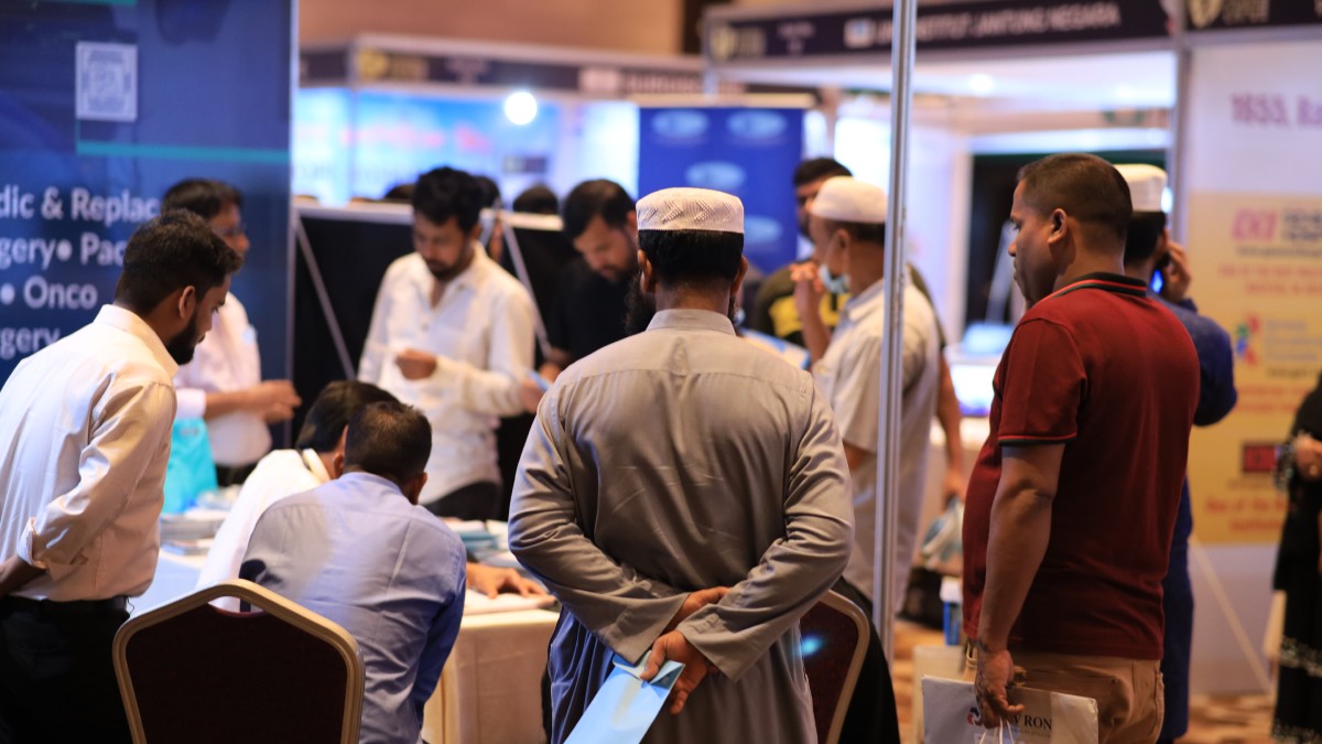 Enthusiastic visitors at the International Health and Wellness Expo on 15th & 16th September, 2022