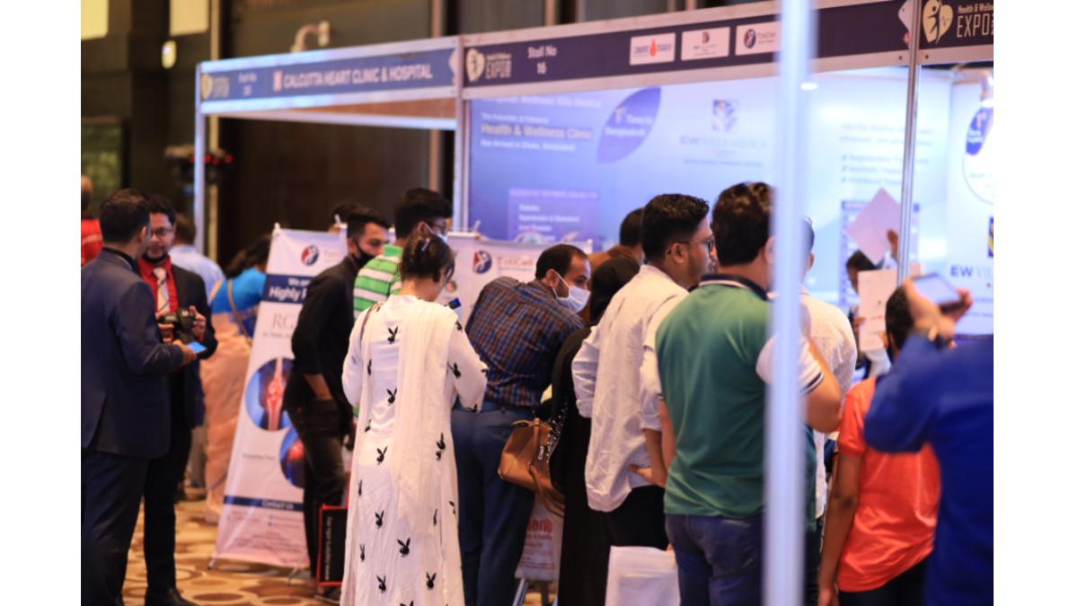 Enthusiastic visitors at the International Health and Wellness Expo on 15th & 16th September, 2022