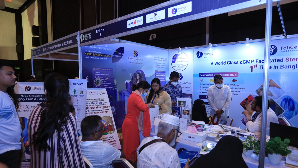 Visitors at the Stall of DMFR,EW Villa,Toti Cell (Bangladesh)