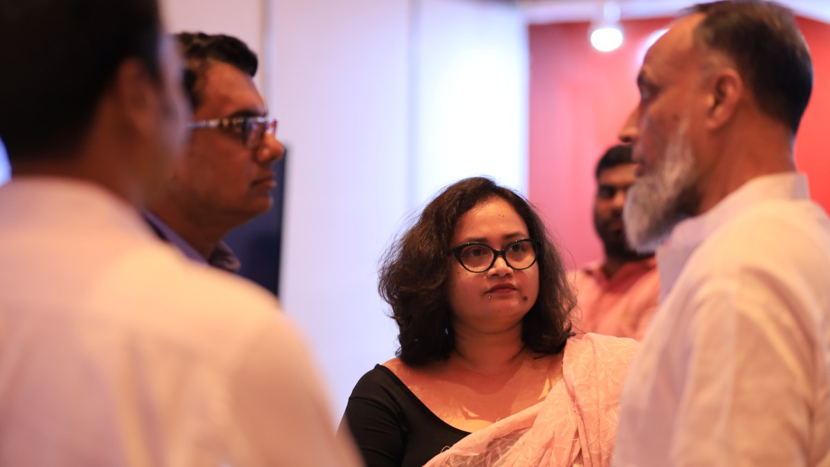 On the side lines of the Expo : Mr. Arnab Basu, Vice President, The Bengal Chamber of Commerce and Industry & Advisory Leader and Partner, PricewaterhouseCoopers Pvt. Ltd in conversation with M A Latif, Hon’ble Member of Parliament