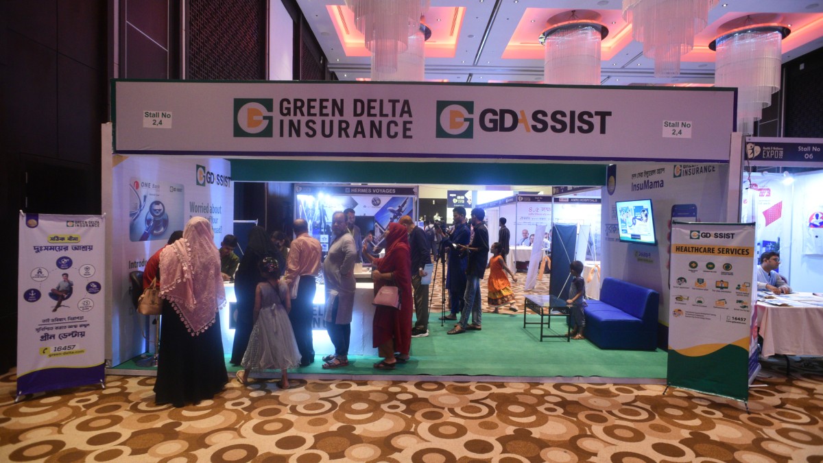 Visitors at the Stall of GD Assist (Bangladesh)