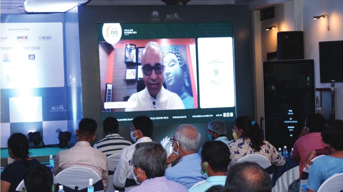 Mr. Anil SG, Founder, Sammunati delivering his iconic speak