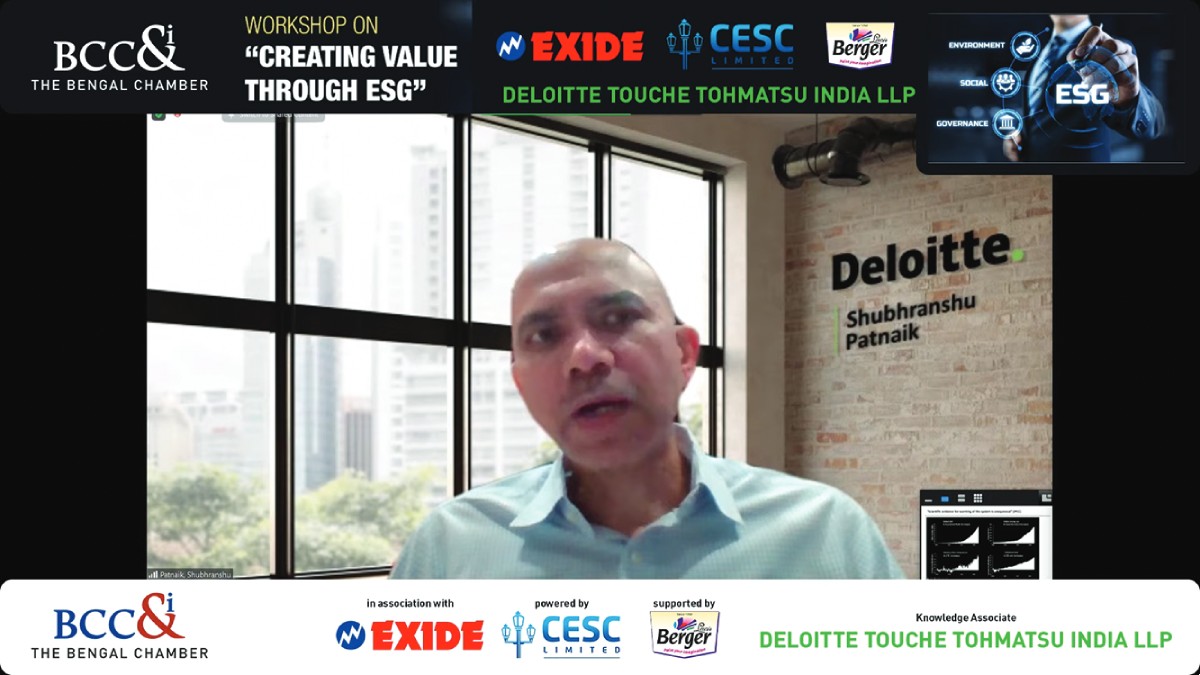 Mr. Shubhranshu Patnaik, Partner, Consulting − Power & Utilities, Deloitte Touche Tohmatsu India LLP, moderating the workshop