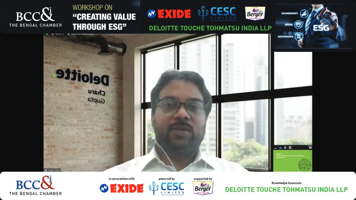 Mr. Charu Gupta, Director, Deloitte Touche Tohmatsu India LLP during the panel discussion