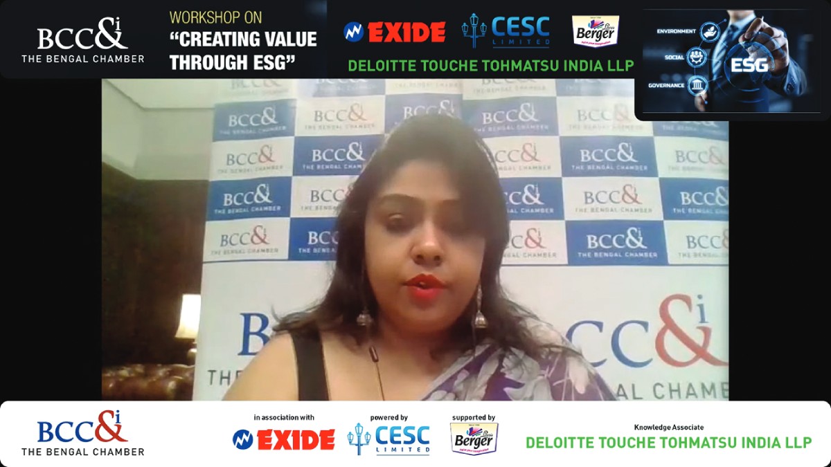 MS. Sukanya Bose, Deputy Director, BCC&I presenting the formal Vote of Thanks