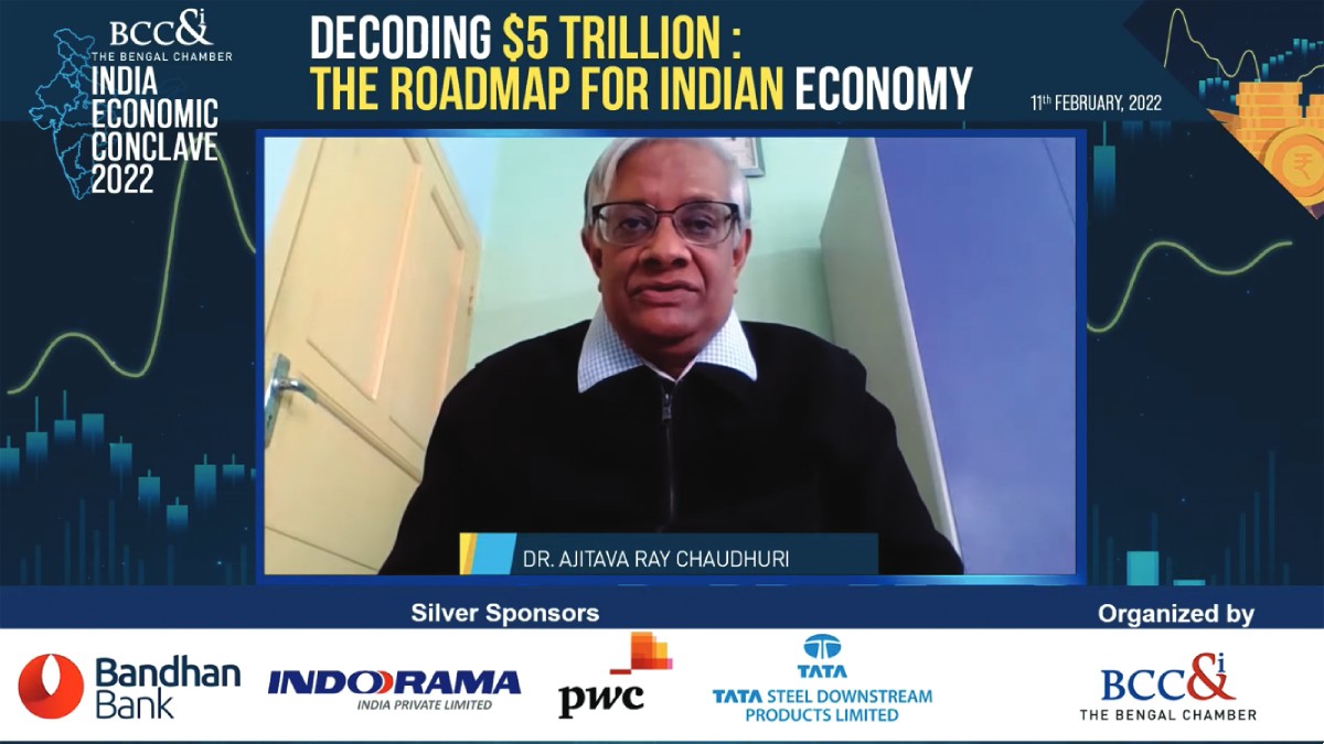 Dr. Ajitava Ray Chaudhuri, Chairperson, Economic Affairs Committee, BCC&I and Professor of Economics & Former Head and Coordinator, Centre for Advanced Studies, Department of Economics, Jadavpur University delivering the Formal Vote of Thanks