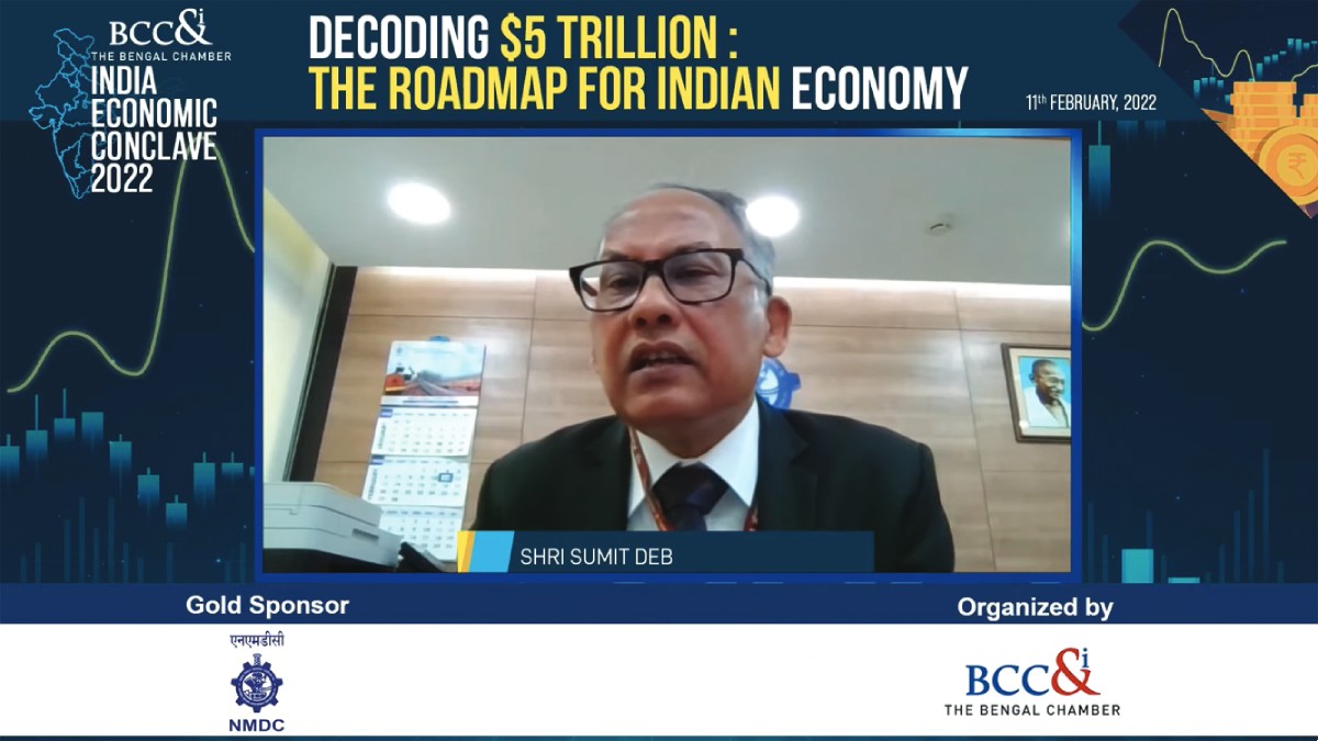 Business Session II : Shri Sumit Deb, Chairman & Managing Director, NMDC Ltd. gracing the Session as Guest of Honour.
