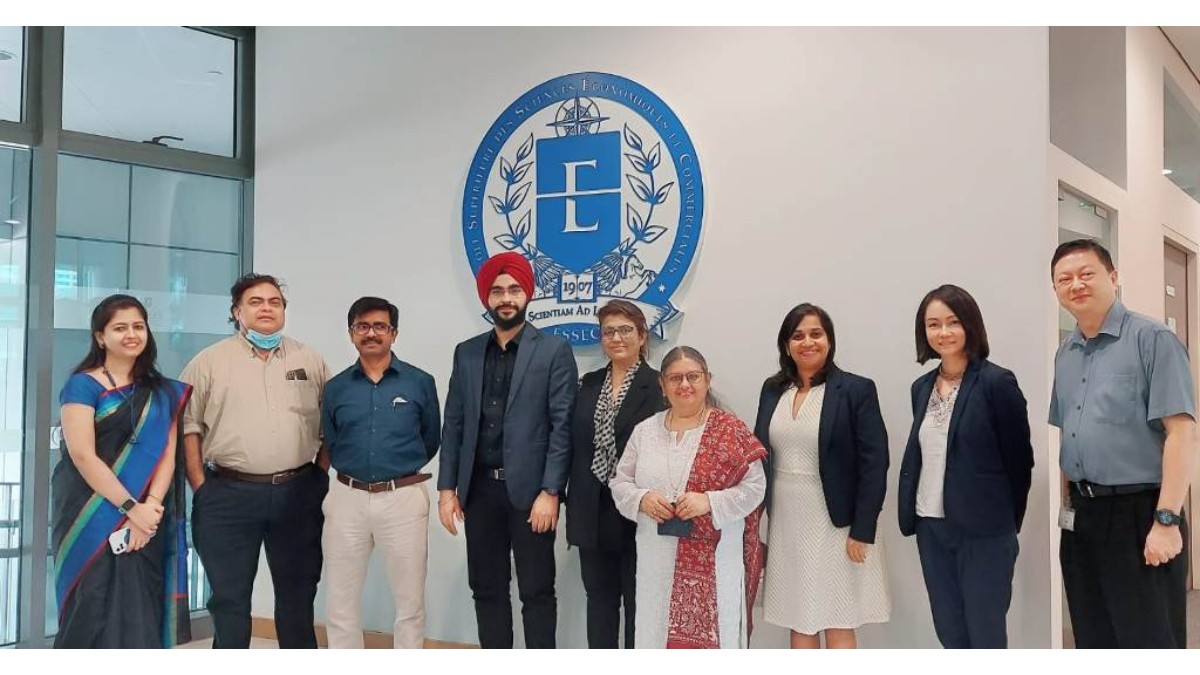 The Bengal Chamber Education Delegation Members with the team at ESSEC Business School