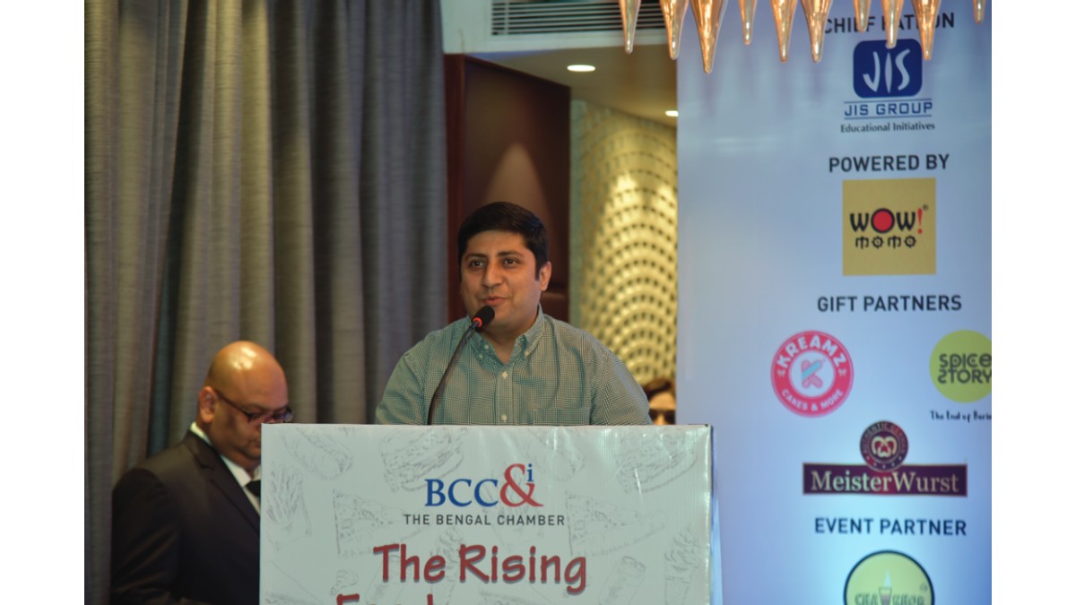 Welcome Address by Mr Binod Homagai, Co− Chairperson − The Entrepreneur’s Committee, The Bengal Chamber of Commerce and Industry & Co−Founder & COO, Wow Momo Foods Pvt Ltd