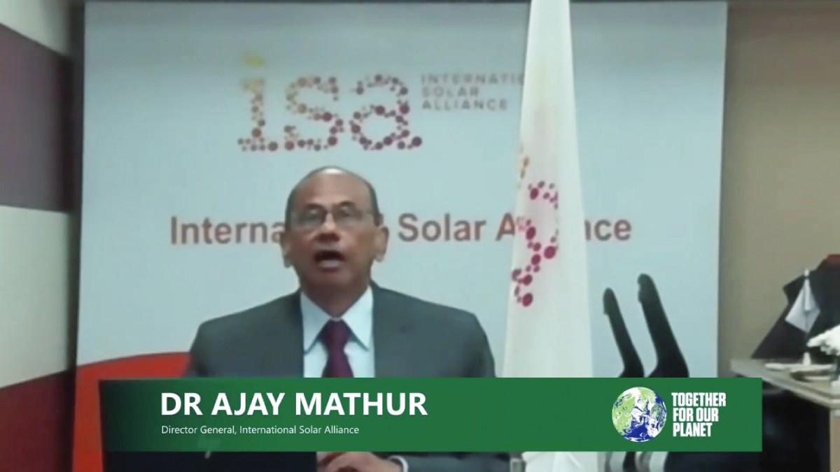 Dr. Ajay Mathur, Director General, International Solar Alliance