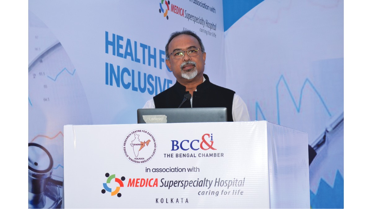 Mr. Abraham George Stephanos, President, The Bengal Chamber and Managing Director, Tata Steel Downstream Products Limited delivering the Opening Address
