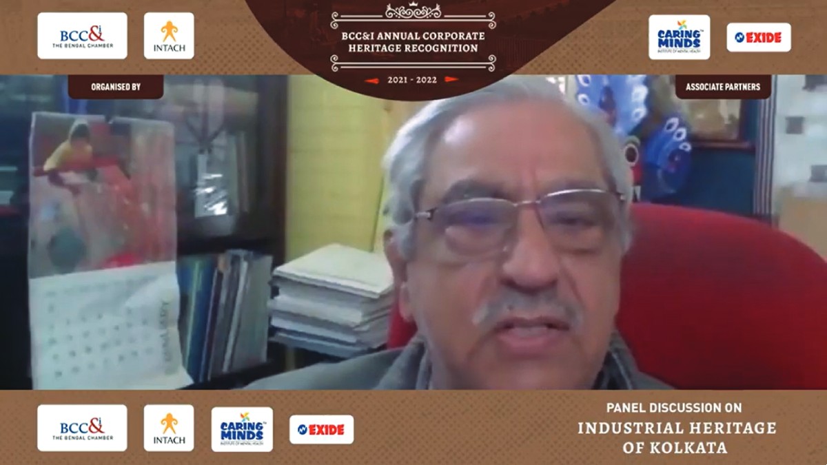 Mr. G M Kapur, Chairperson, Heritage Committee, BCC&I delivering theme address