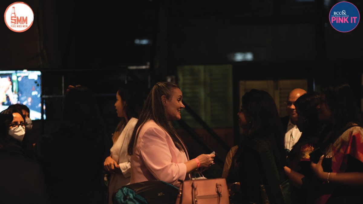 Ms. Melinda Pavek, US Consul General in Kolkata networking with the participants