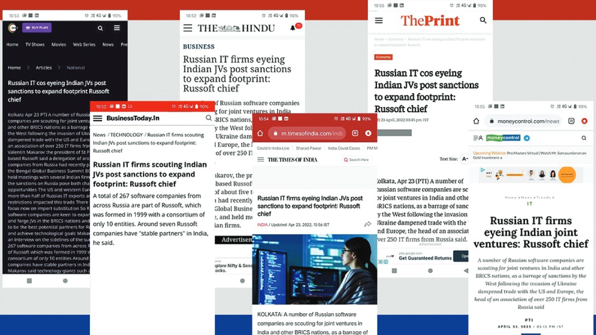 Media coverage of RUSSOFT Delegation B2B