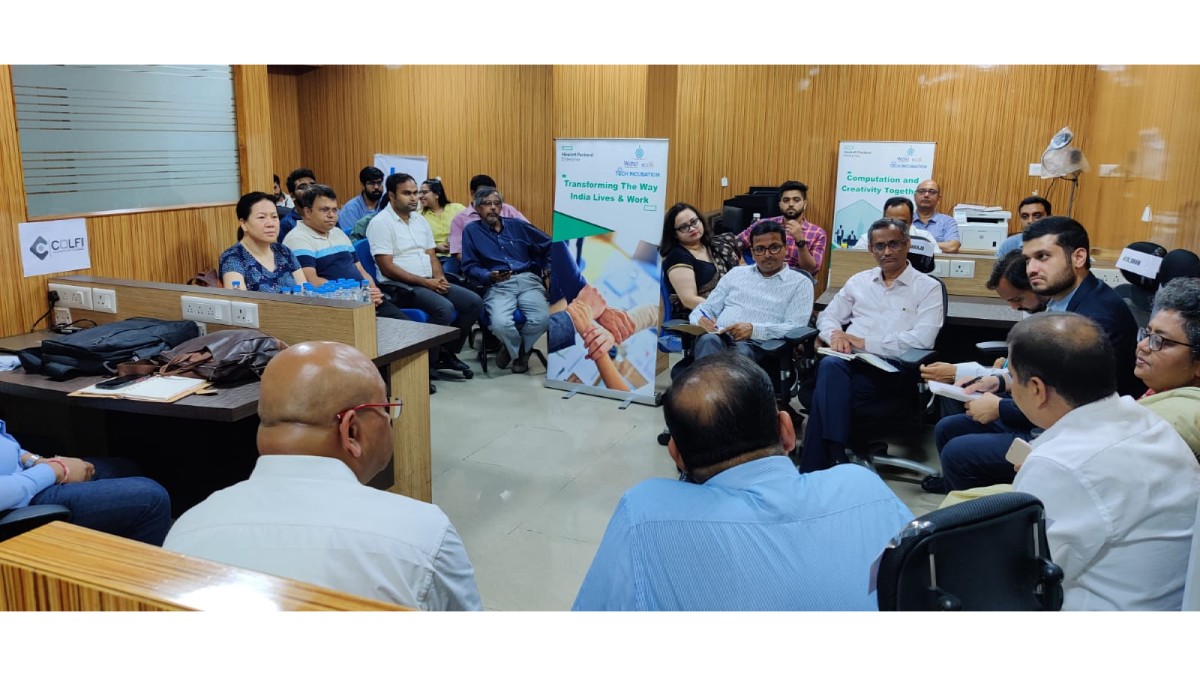 Meeting between Adani Group and Incubates of WEBEL− BCC&I Tech Incubation Centre in progress