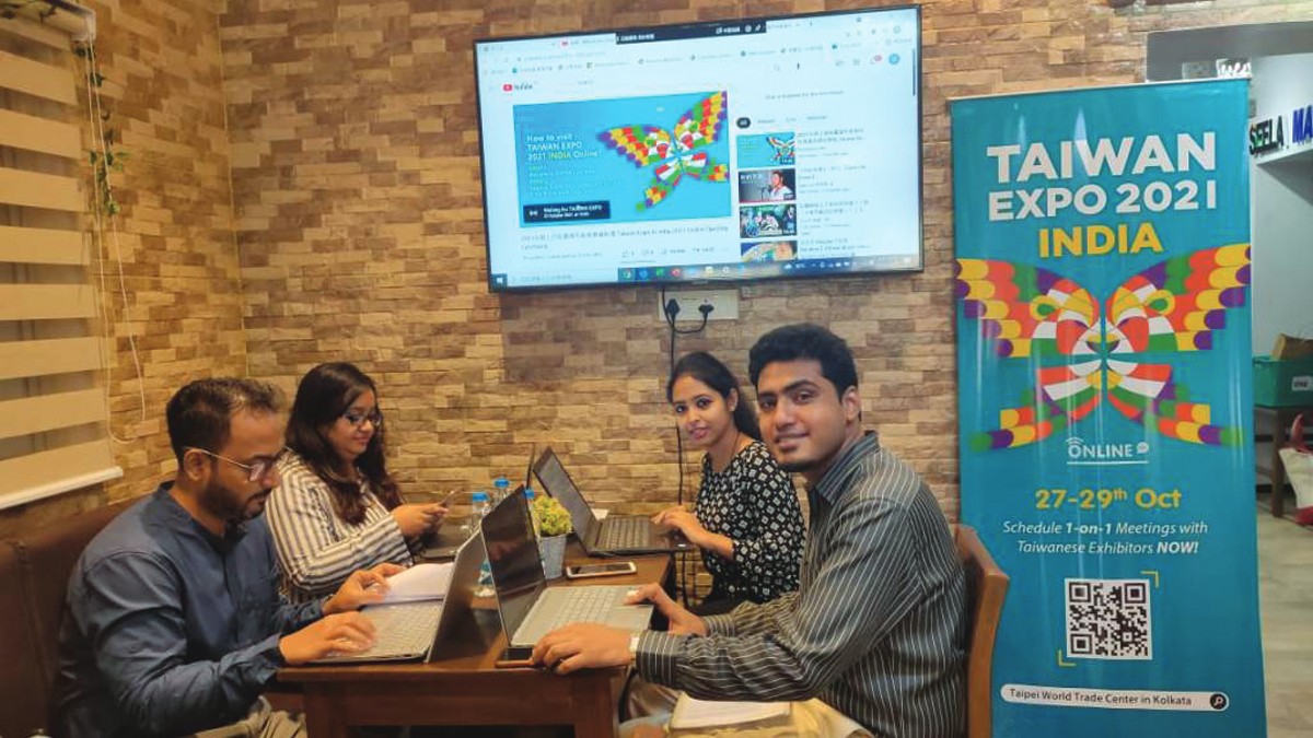 The Bengal Chamber Secretariat at King’s Bakery on the first day of Taiwan Expo 2021