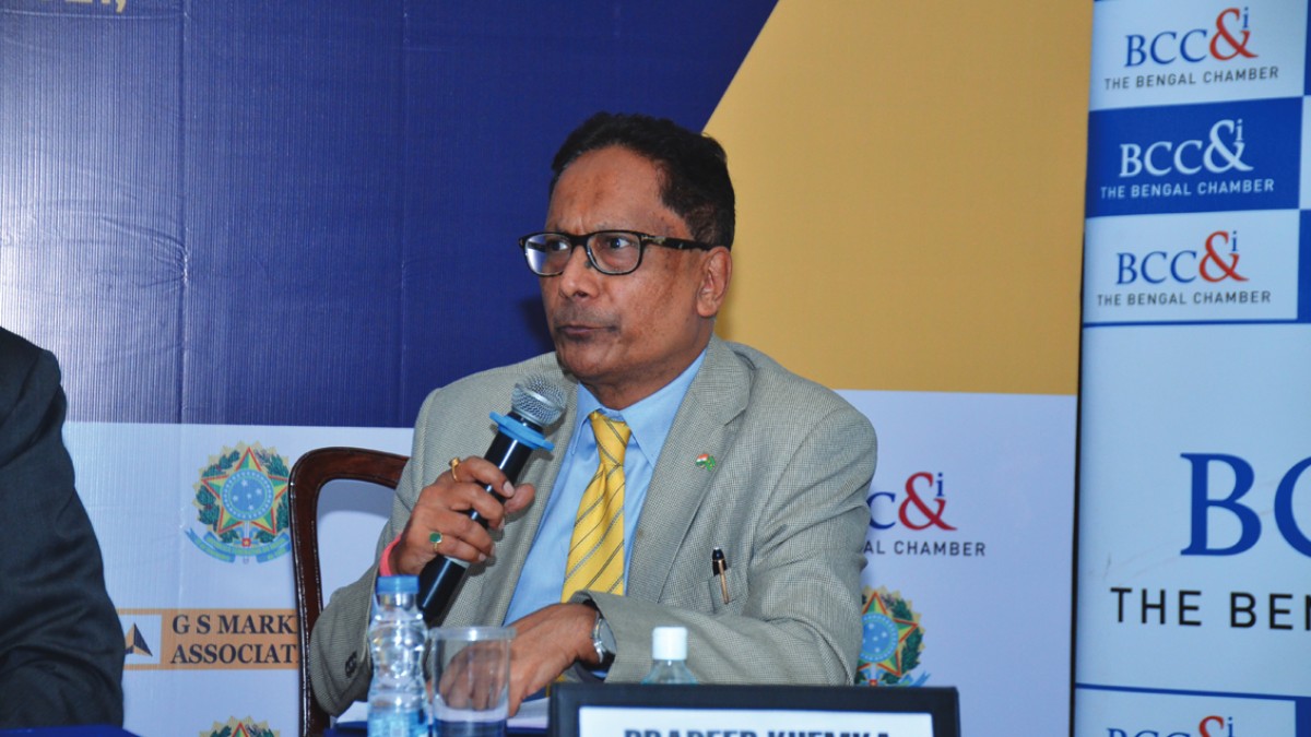 Mr. Pradeep Khemka, Honorary Director and Treasurer of Consular Corps of Kolkata and Director, Khemka Group of Cos. delivering Special address