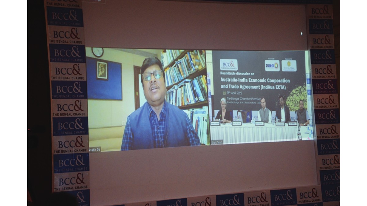 Dr. Prabir De, Professor, Research and Information System for Developing Countries (RIS), New Delhi gracing the session virtually
